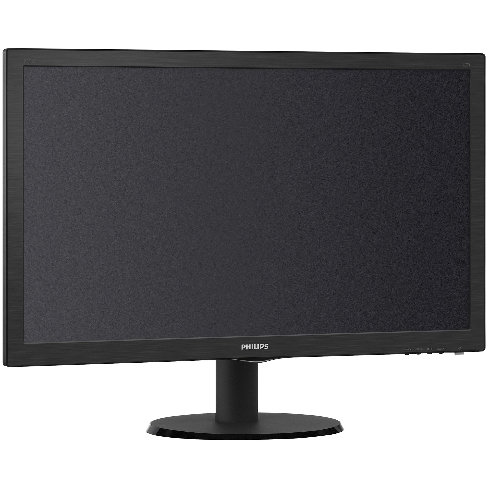 Монитор LED Philips 23.6", Wide, Full HD, HDMI, DVI, Говорители, Черен, 243V5LHAB