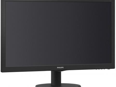 Монитор LED Philips 23.6", Wide, Full HD, HDMI, DVI, Говорители, Черен, 243V5LHAB